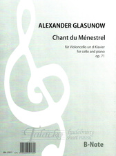 Chant du Ménestrel für Violoncello und Klavier op. 71